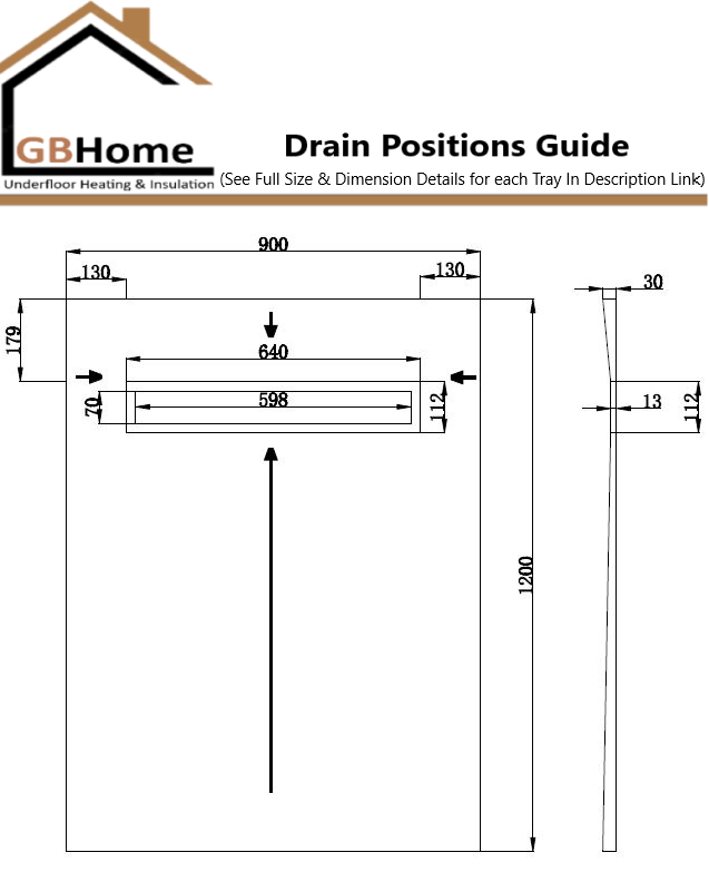 Wet Room Kit Shower Tray Kit With Full Drain Installation Kit Linear Waterproof Bathroom Walk In Former