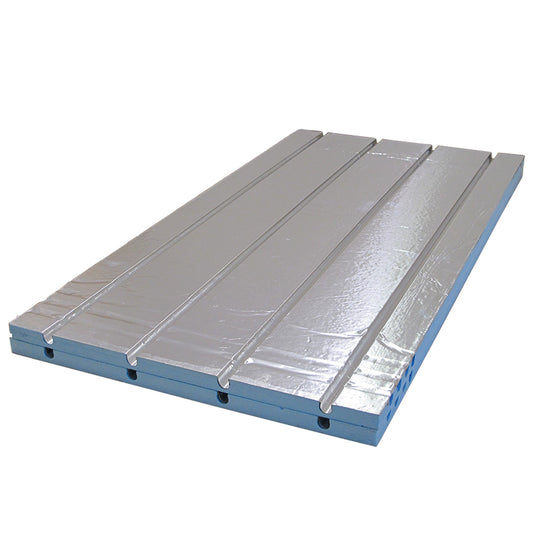 Water Underfloor Heating XPS Grooved Insulation Boards With Aluminium 1200x600x25mm