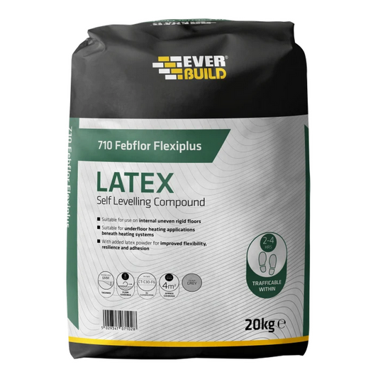 Flexiplus Latex Self Smoothing Self Levelling Compound Suitable For Underfloor Heating Applications