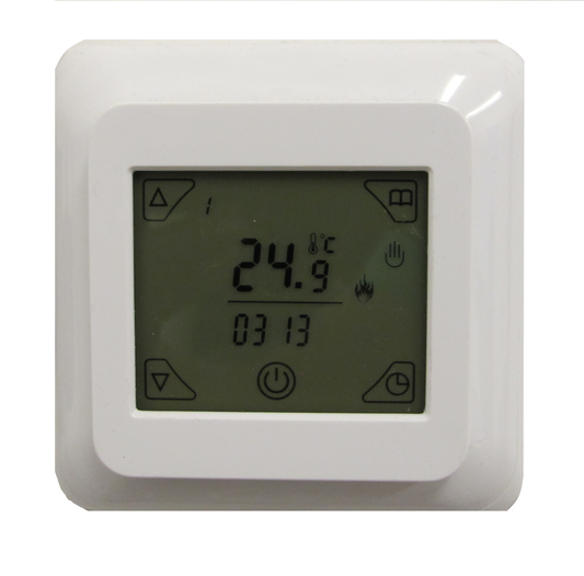 Touch Thermostat | White | WarmLife 91 | 3m Sensor Wire